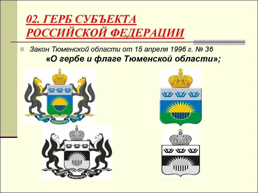 Гербы субъектов РФ. Тюменский герб. Гербы субъектов Российской. Тюменская область субъект Российской Федерации.