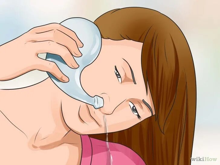 Промывание носа. Промывание слизистых носа. Промывание носа и носоглотки.