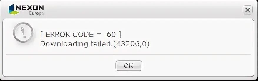 Failure error 2. Error 40.