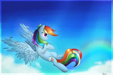 Rainbow Dash by SnowSky-S.deviantart.com on @DeviantArt Радуга Дэш, Мой Мал...