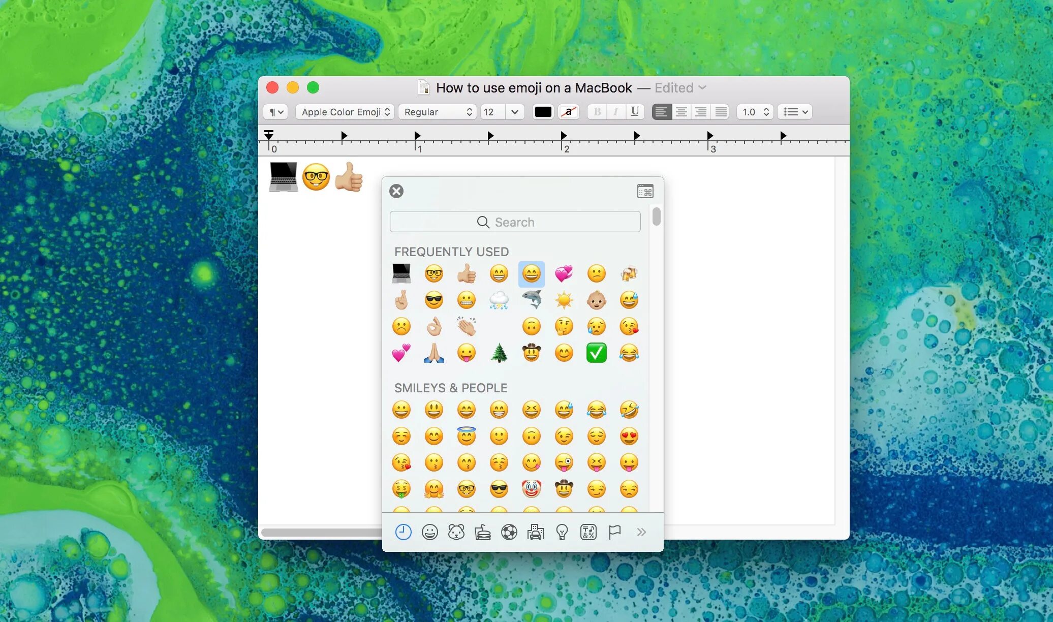 How to use emoji