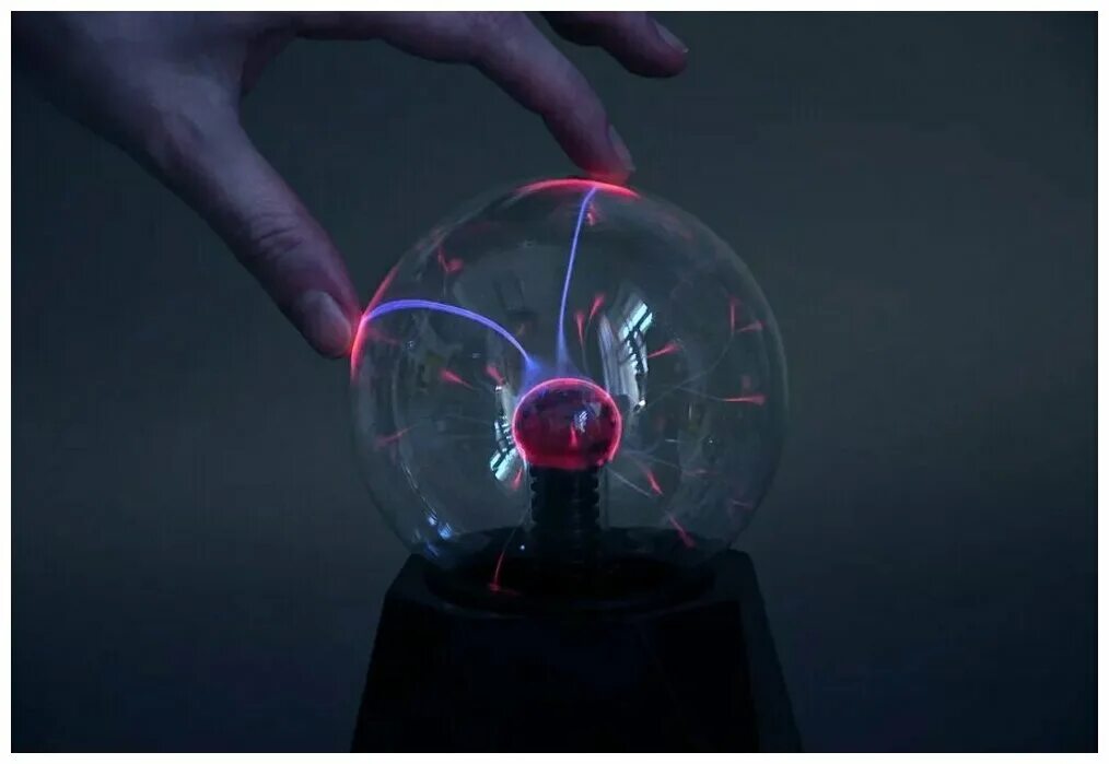 Ночник "Plasma Light" плазменный шар. Плазменный шар Тесла Audio (d-20 см) Blue. Плазменная лампа "шар Тесла".