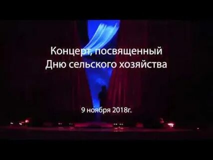 Праздничный концерт посвященный дню сельского хозяйства