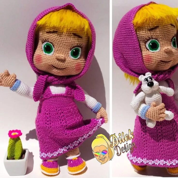 Вязаные игрушки маша и медведь. Пряжа сашенька. Маша связала m петель за 7. Маша амигуруми. Вязаная маша из мультика.