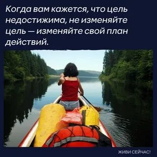 Не изменяй цель изменяй план действий