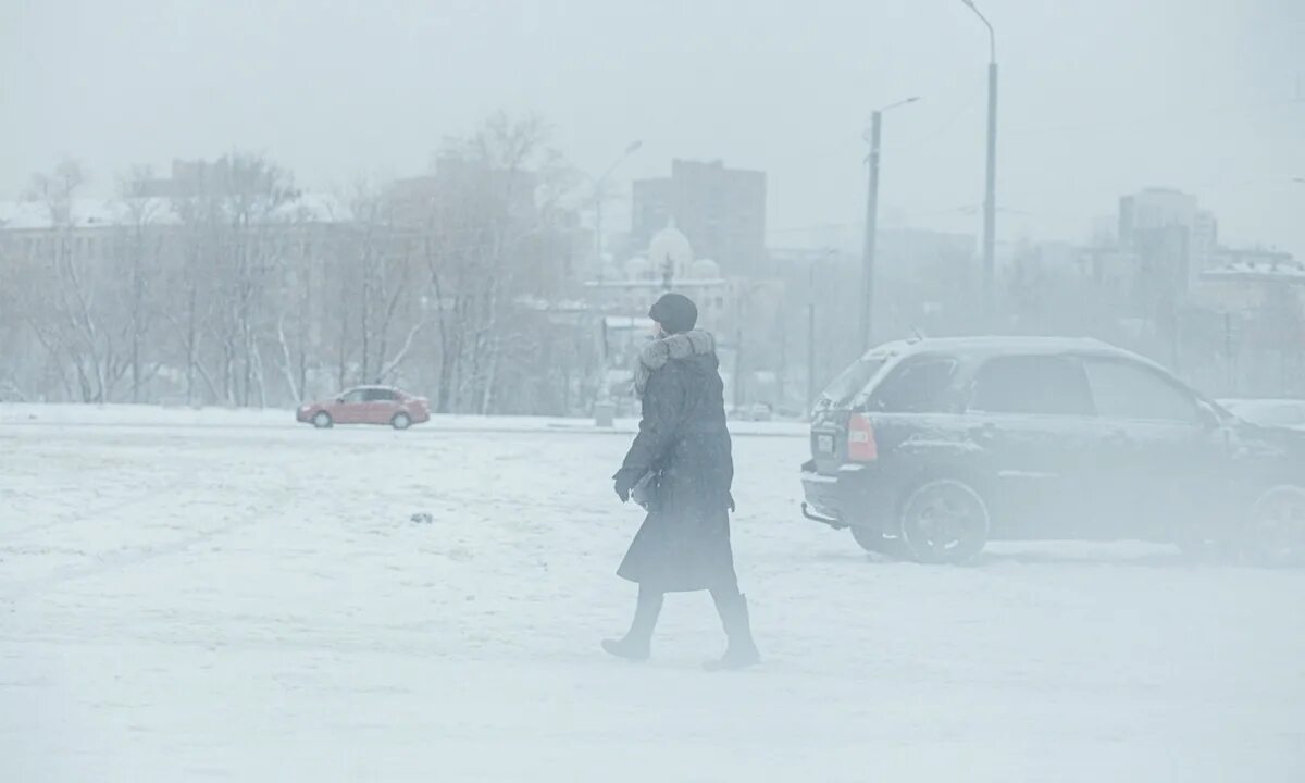 Сильная метель в городе. Метель в городе. Метель на дороге. Снежная буря в городе. Снегопад в городе.