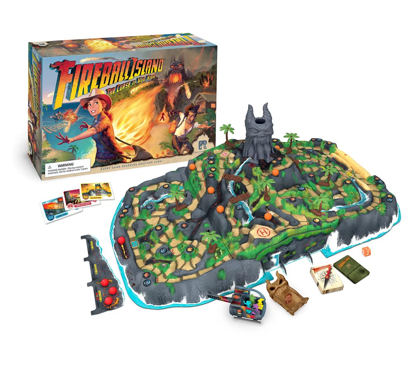 Fireball island. Игра Fireball Island. Fireball Island настольная. Игра firуbфllisland. Fireball Island: проклятие острова вул-кар.