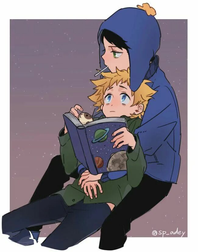 Creek south park. Крейг и твик южный парк арт. Крейг такер. Крэйг такер/твик твик. Крейг такер и твик твик.