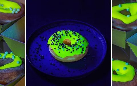 So glad glow in the dark donuts are a new food trend. 