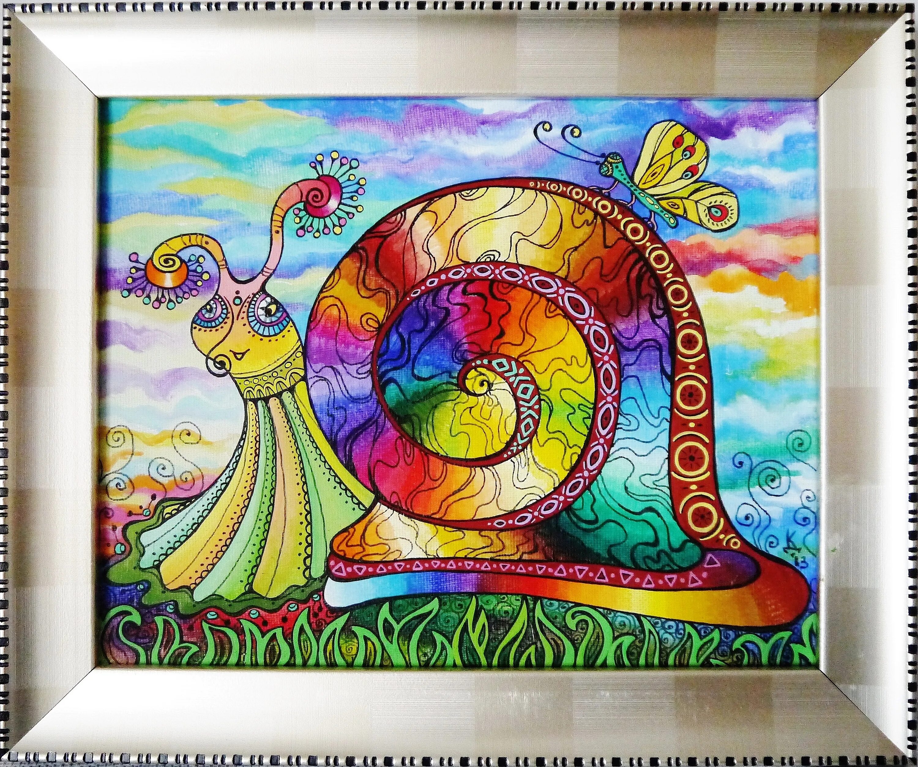 Галерея ларисы лукаш. Улитка батик. Батик платок. Улитка гуашью. Улитка батик.