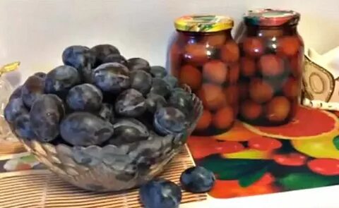 Слива в литровых банках на зиму рецепты