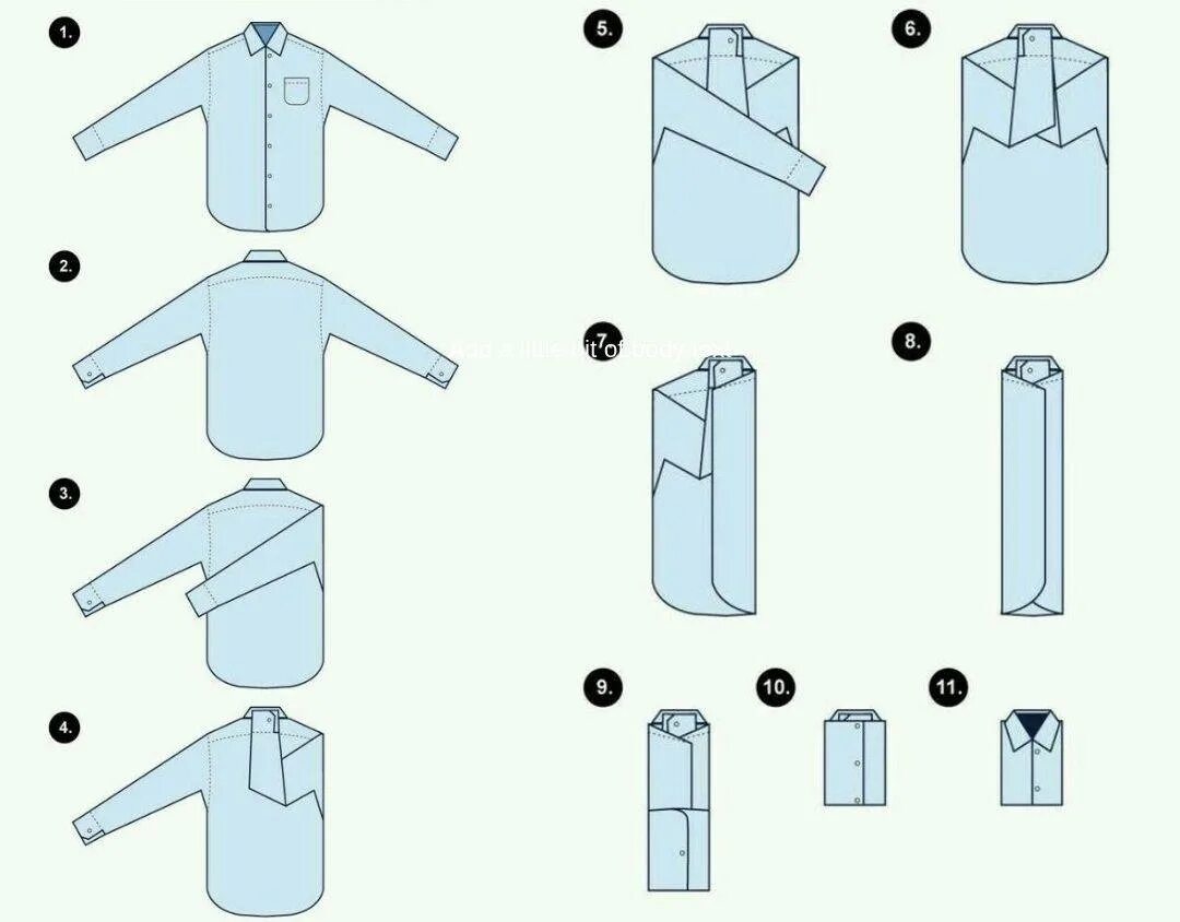 Как сложить рубашку. Сложить рубашку с длинным рукавом. Схема складывания рубашки. Компактное складывание рубашки. Как сложить кофту с рукавами