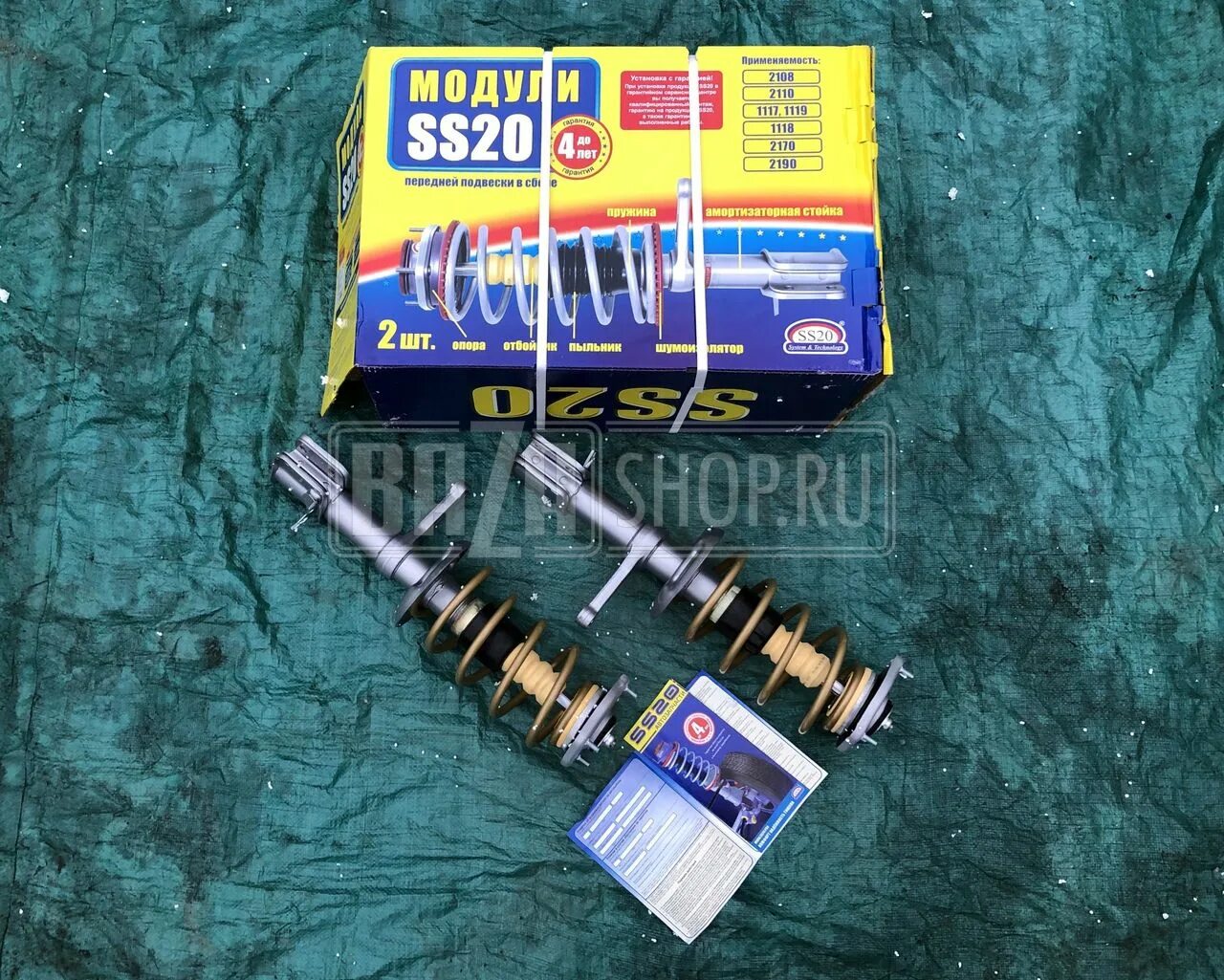 Ss20 2170. Ss99133. модули сс20 на приору. модуль передней подвески комфорт с опорой мастер (2шт). передняя подвеска ваз приора 2170.