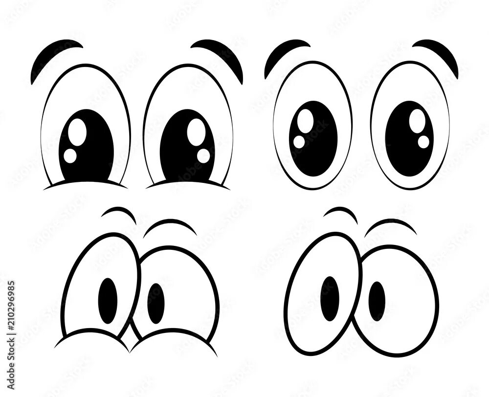 Как выглядят мультяшные глаза Descarga este icono gratis en formato SVG, PSD, PNG, EPS o como webfont. Flatico