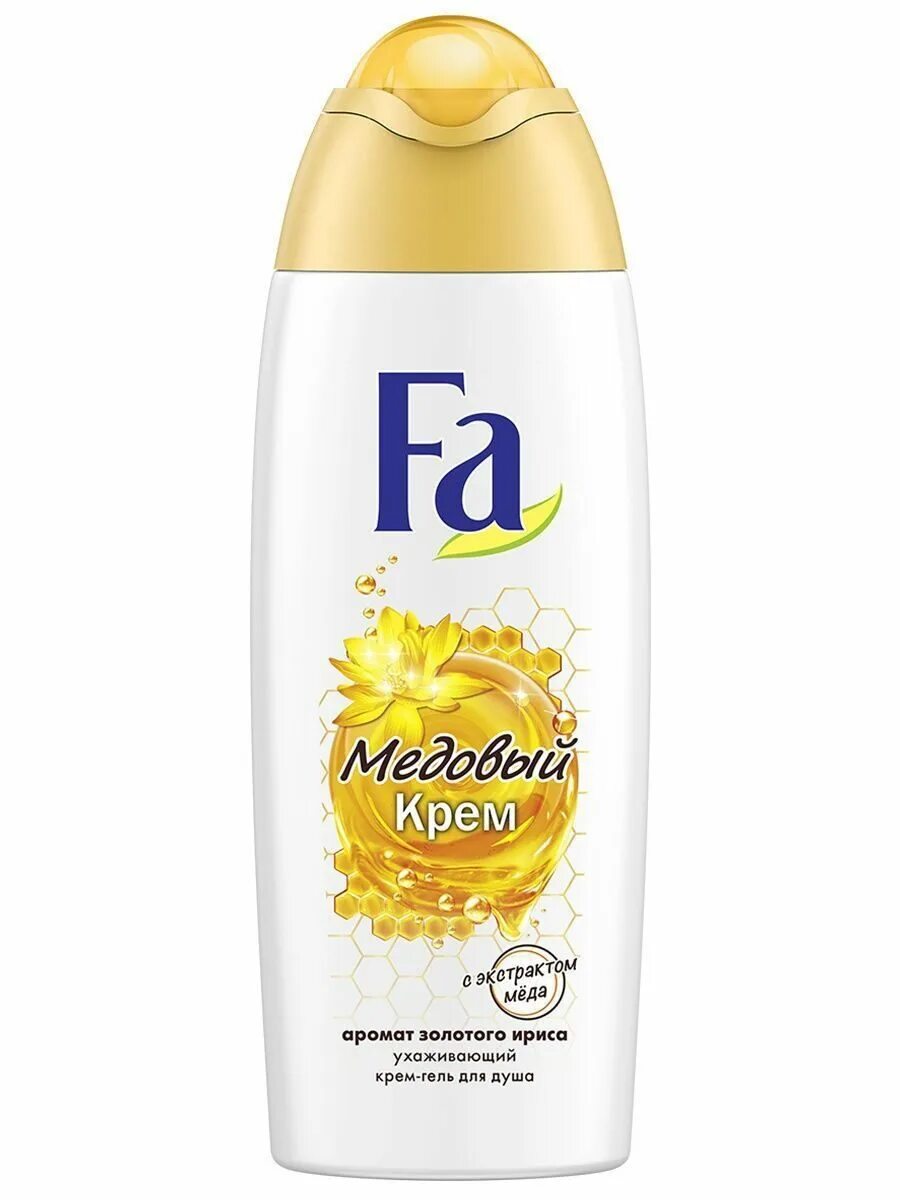 Shower cream gel. Гель для душа фа медовый крем. Fa крем-гель для душа медовый крем 250 мл. Гель для душа fa крем 500 мл. Гель для душа фа миндальный крем 500 мл.