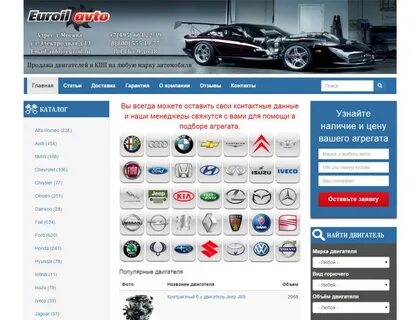 Марки двигателей автомобилей