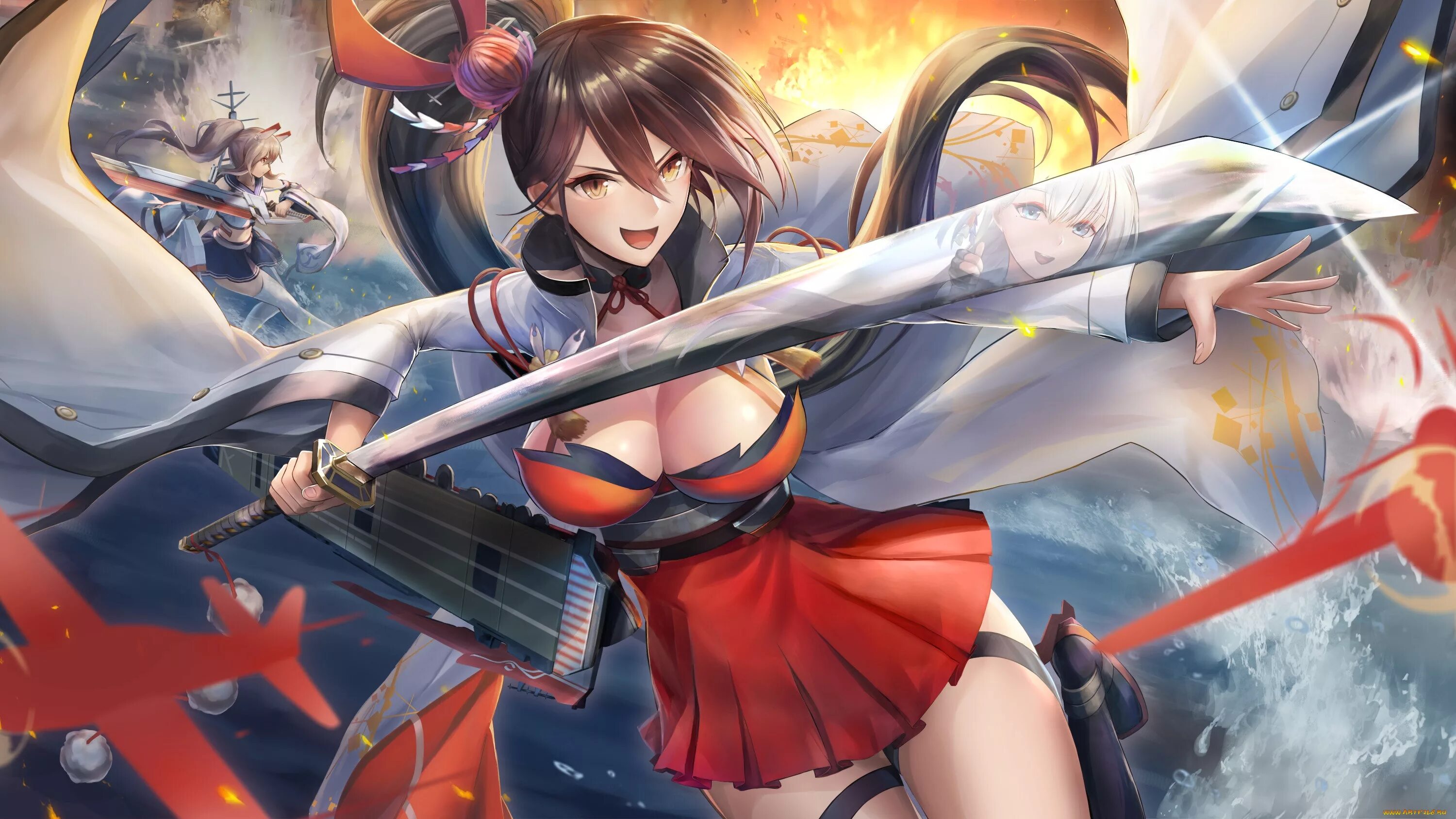 Musashi azur. Азур Лейн. Азур Лейн zuikaku. Дзуйкаку Azur Lane. Мусаси Азур Лейн.