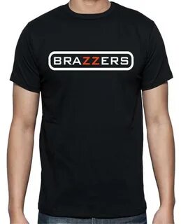 Brazzers Black Mens T Shirt Funny Brand Cotton Print O Neck Tshirt Tees Har...