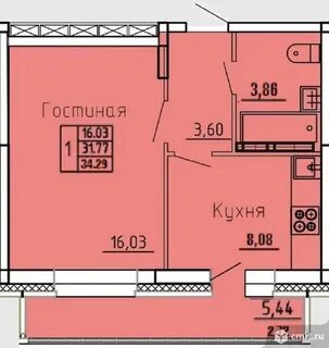 1 комнатная квартира левобережный
