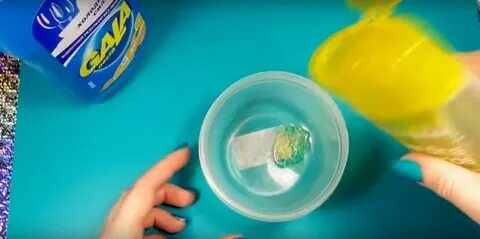 Слайм из силикатного клея