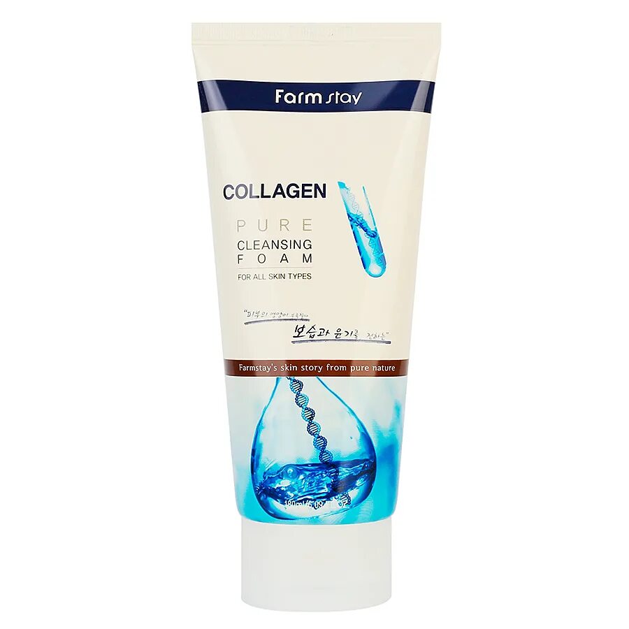 Farmstay cleansing foam. Farmstay Collagen Pure Cleansing Foam 180 мл. Farmstay пенка для умывания "коллаген" Collagen Pure Cleansing Foam, 180мл. Farm stay Сollagen Pure Cleansing Foam, 180 ml. Пенка для умывания Farmstay с коллагеном 180 мл.