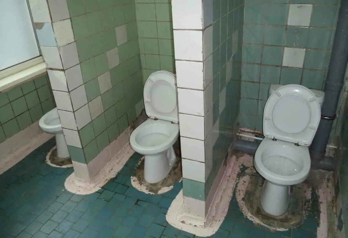 Туалетная комната в школе. Унитаз в школе. Туалет в общежитии.