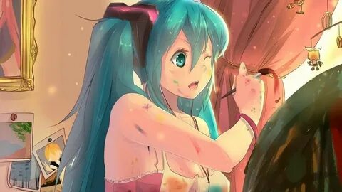 Hatsune miku rabbit hole animation by channel