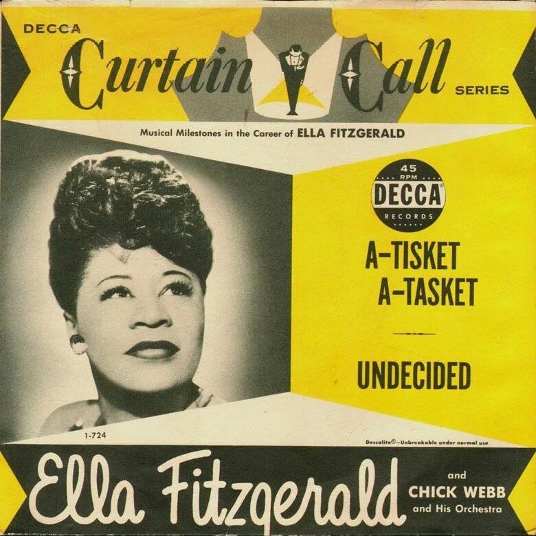 Элла Фицджеральд детство. Ella Fitzgerald a-Tisket, a-Tasket. A Tisket a Tasket. Фицджеральд тикет.