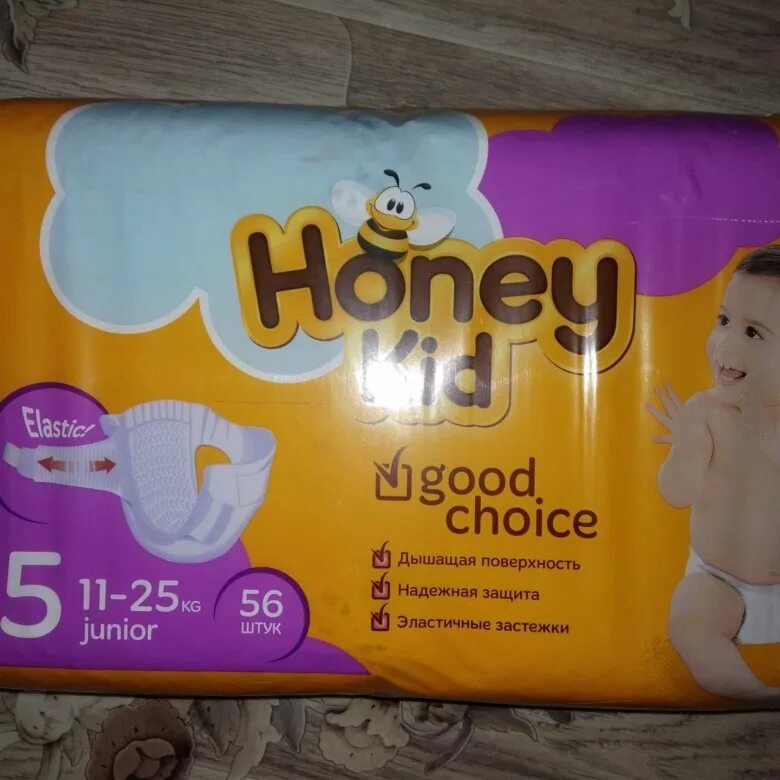 Подгузники honey. Подгузники Honey Kid 5 10 шт.