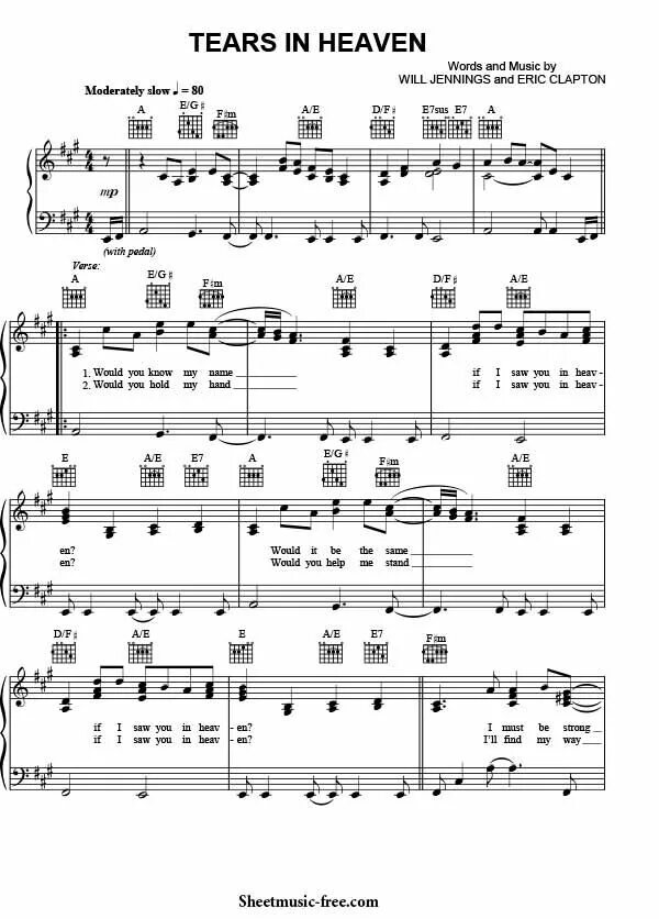 Tears in heaven notes guitar. Tears in heaven. Eric clapton tears in heaven ноты. Tears in heaven. Tears in heaven аккорды для гитары.