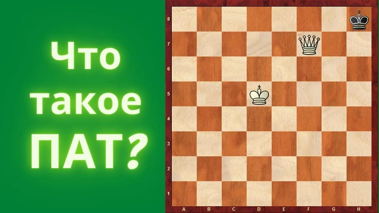 Пат – ничья. Пат это ничья. Пат – ничья. Патовая ситуация в шахматах. Ход короля в шахматах.