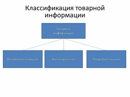 Виды информации в коммерческой деятельности