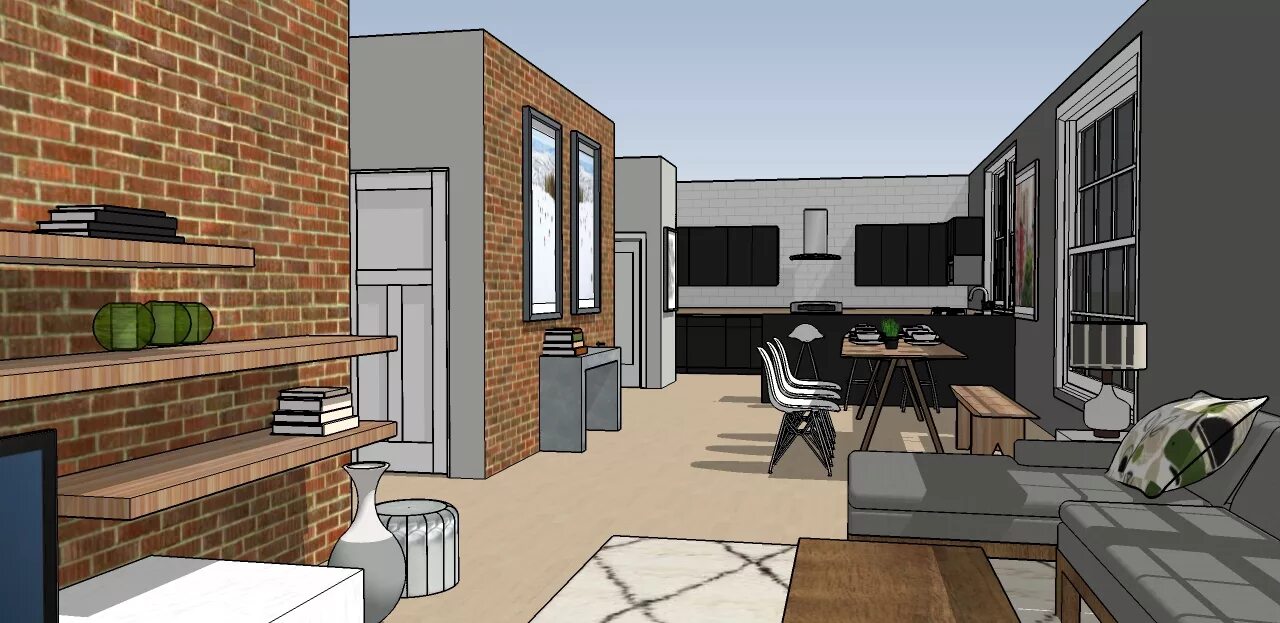 Sketchup для дизайнеров интерьера Международный фриланс