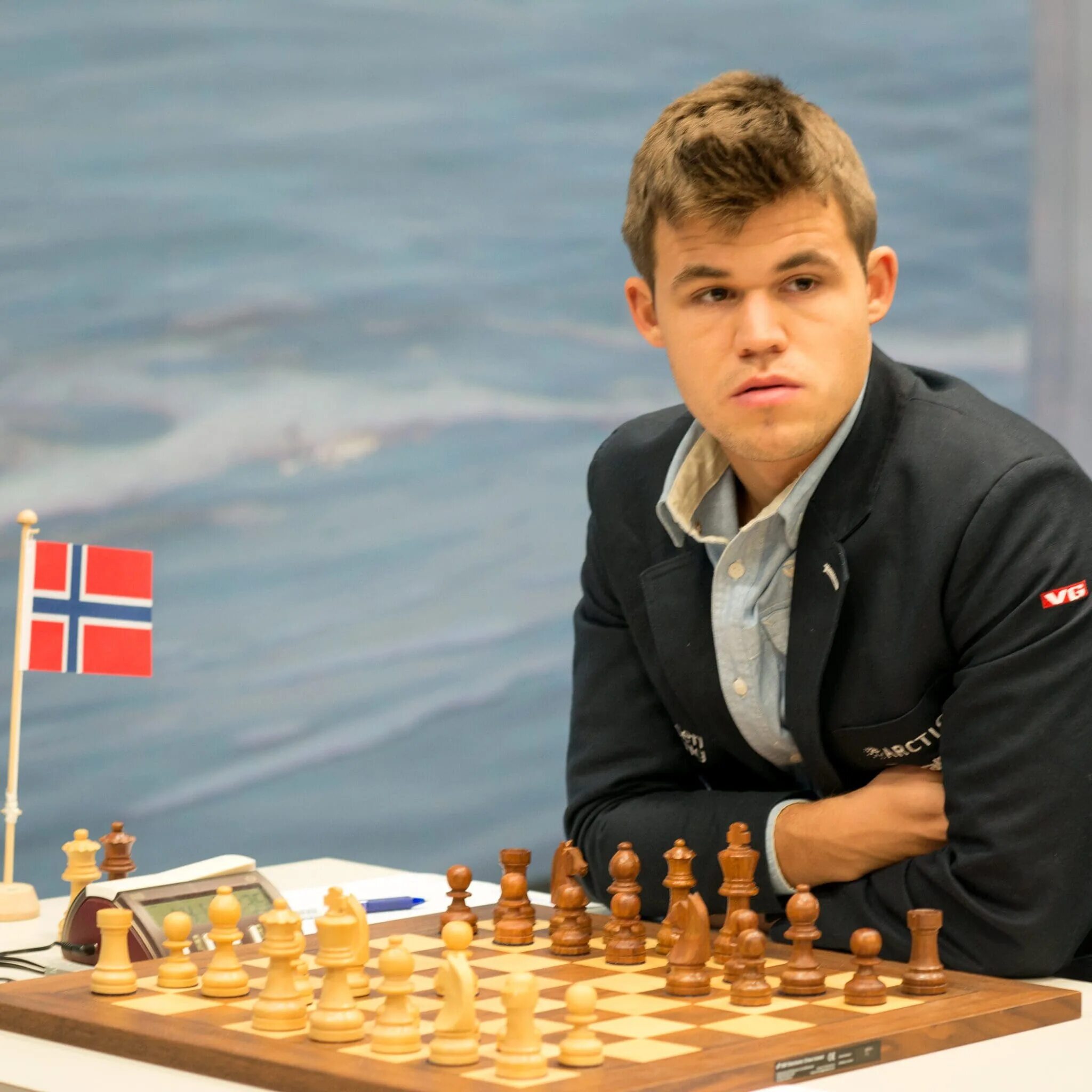 He plays chess