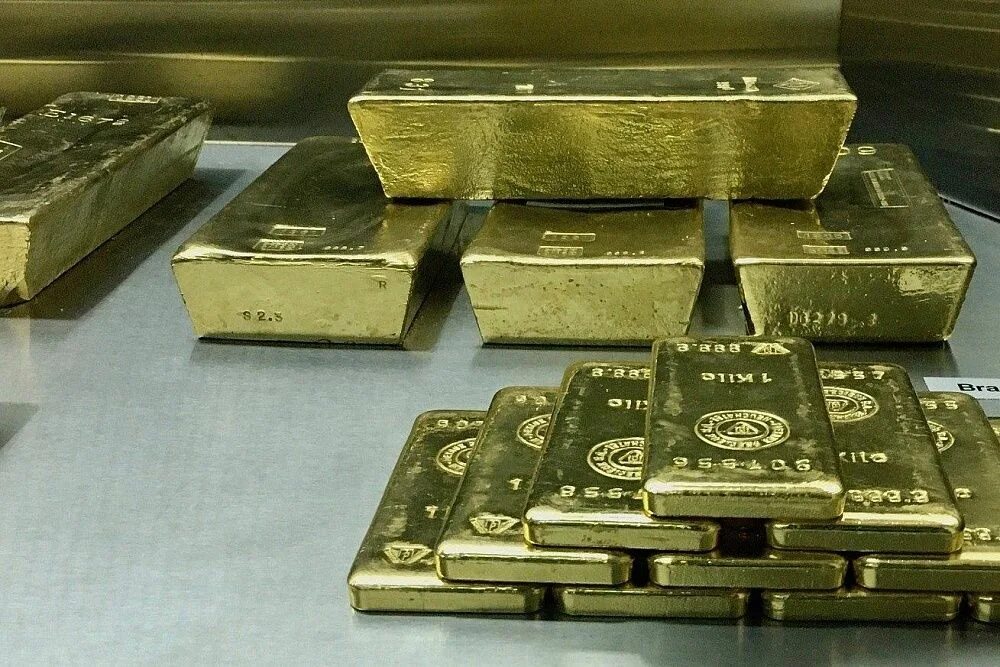 Обезличенных металлических счетов в золоте