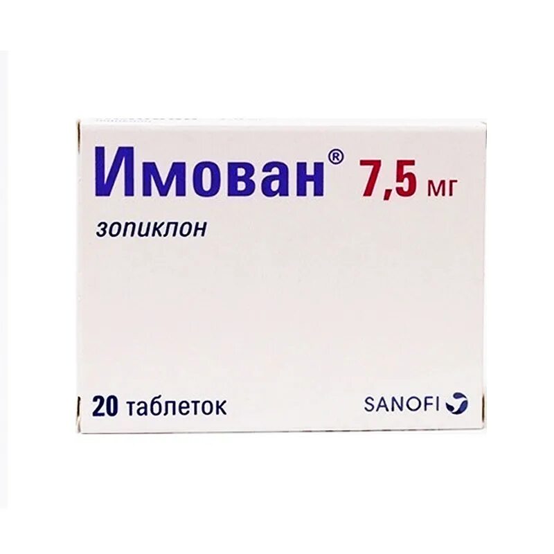 Имован купить в аптеках спб. Имован таблетки 7.5. Имован таб. П.П.О. 7,5мг №20. Зопиклон имован. Зопиклон 14 таб.