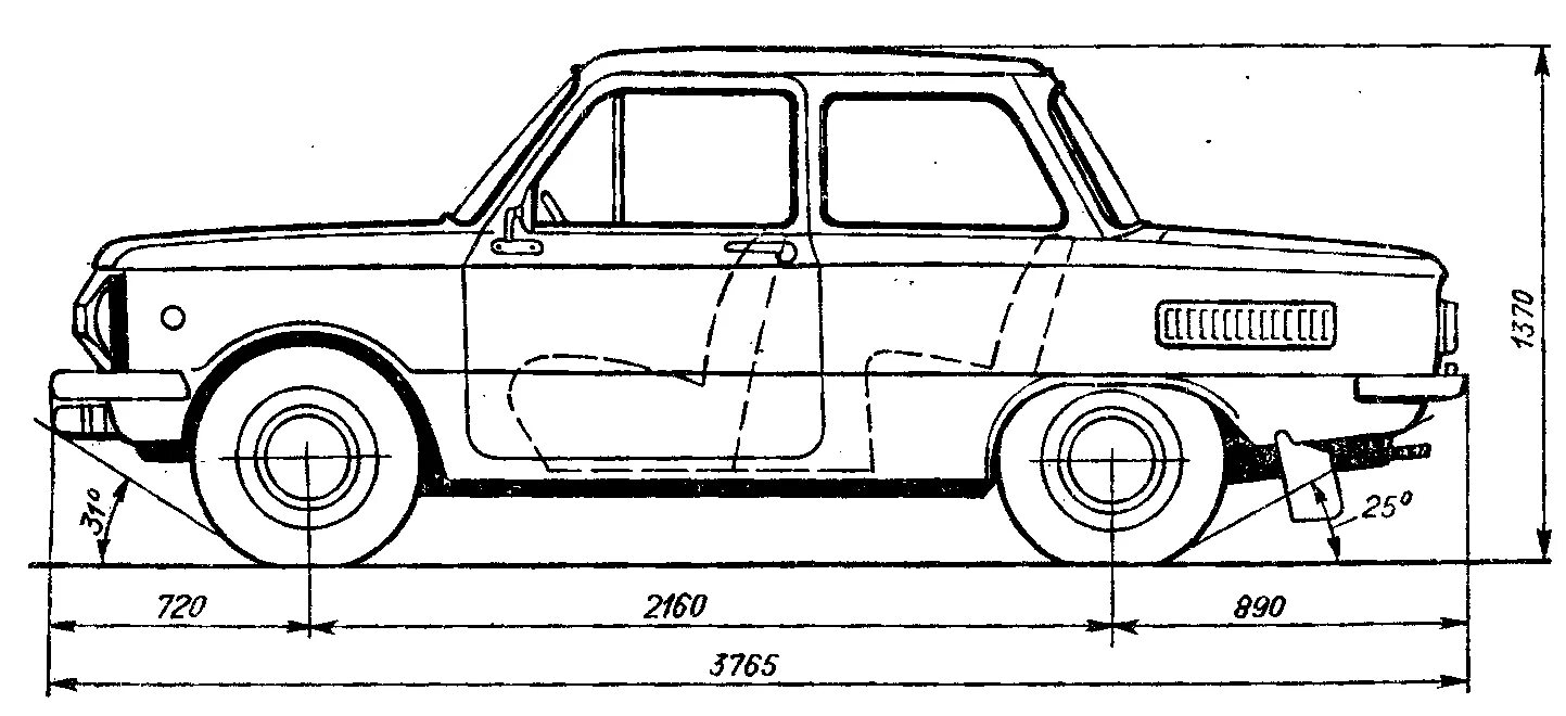 Размеры заз 968. ЗАЗ 968 габариты. Габариты ЗАЗ 968м. Колесная база ЗАЗ 968. ЗАЗ-968 автомобиль габариты.