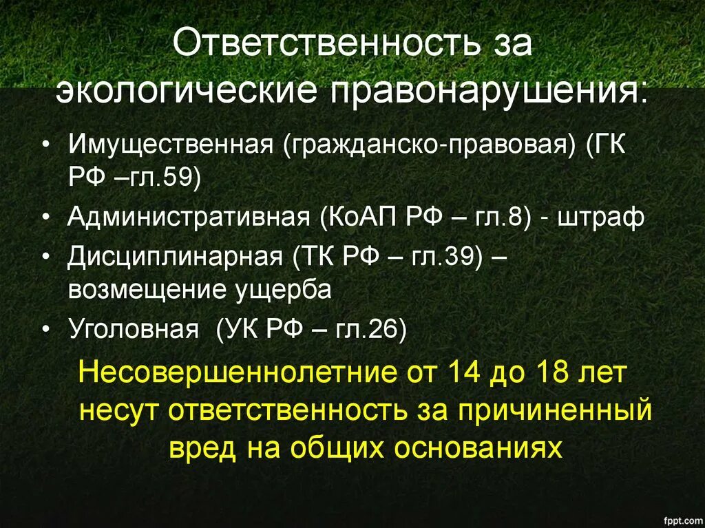 Экологическая ответственность закон. Ответственность за экологические правонарушения. Юридическая ответственность за экологические правонарушения. Виды ответственности за экологические правонарушения. Ответственный за экологические правонарушения.