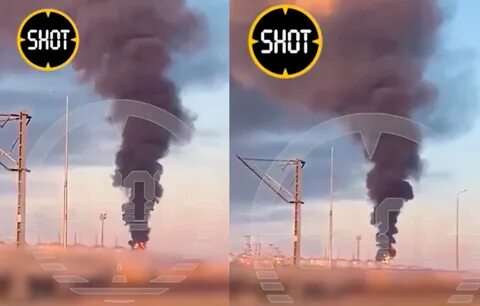 Атака на нефтебазу в рязани