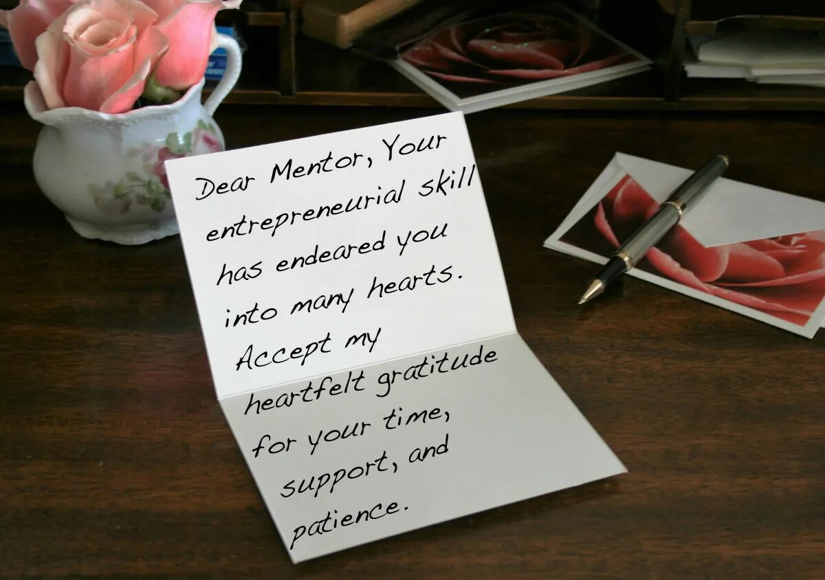 Write your message. Writing messages cards.