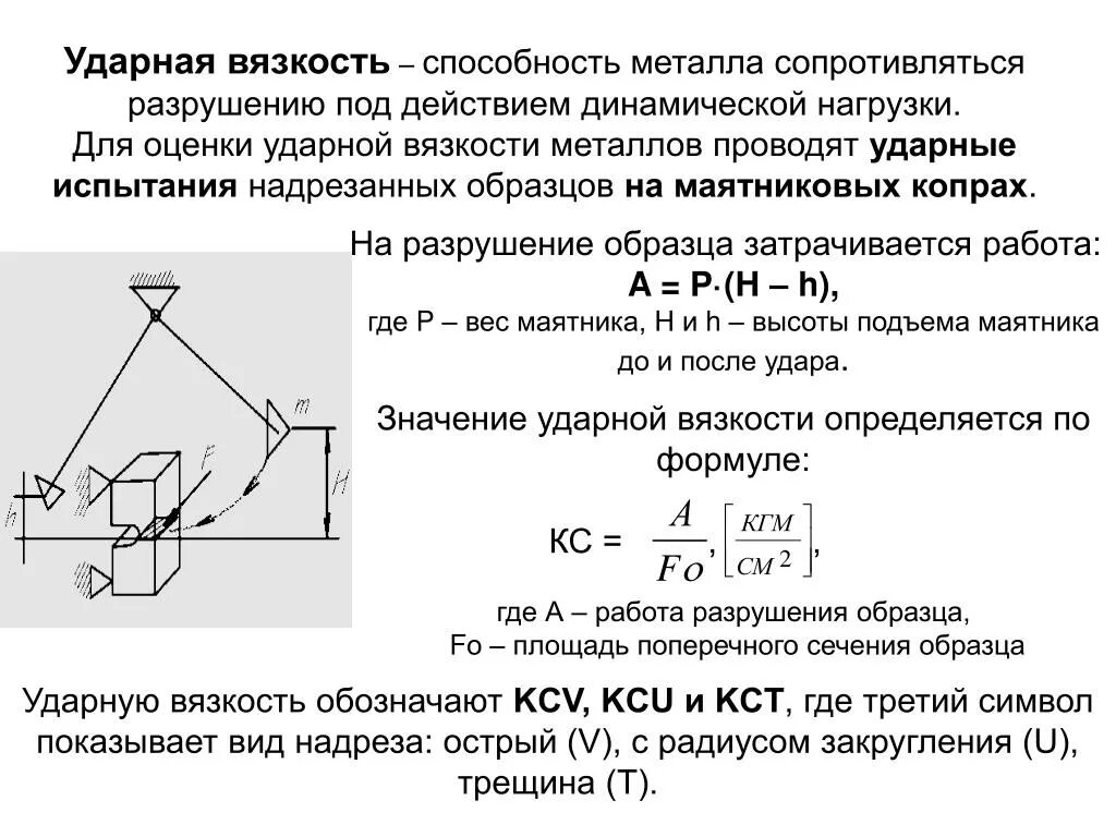 Свойство трещин. Как определить ударную вязкость металла. Испытание материалов на ударную вязкость. Как определяется ударная вязкость формула. Определение ударной вязкости стали.