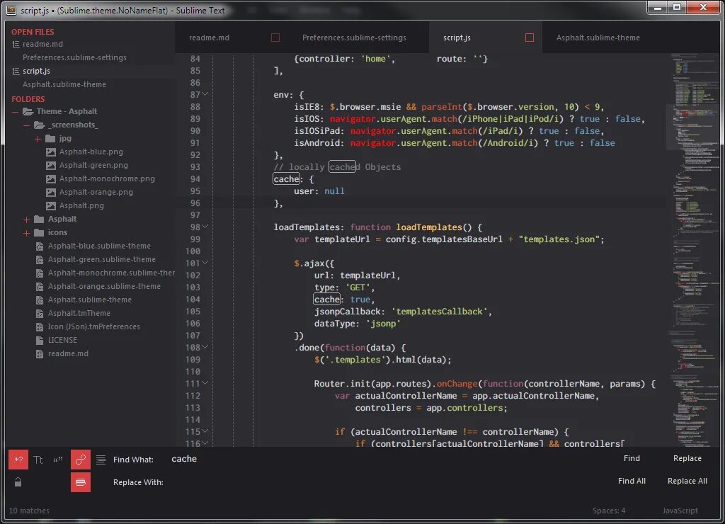 Data script
