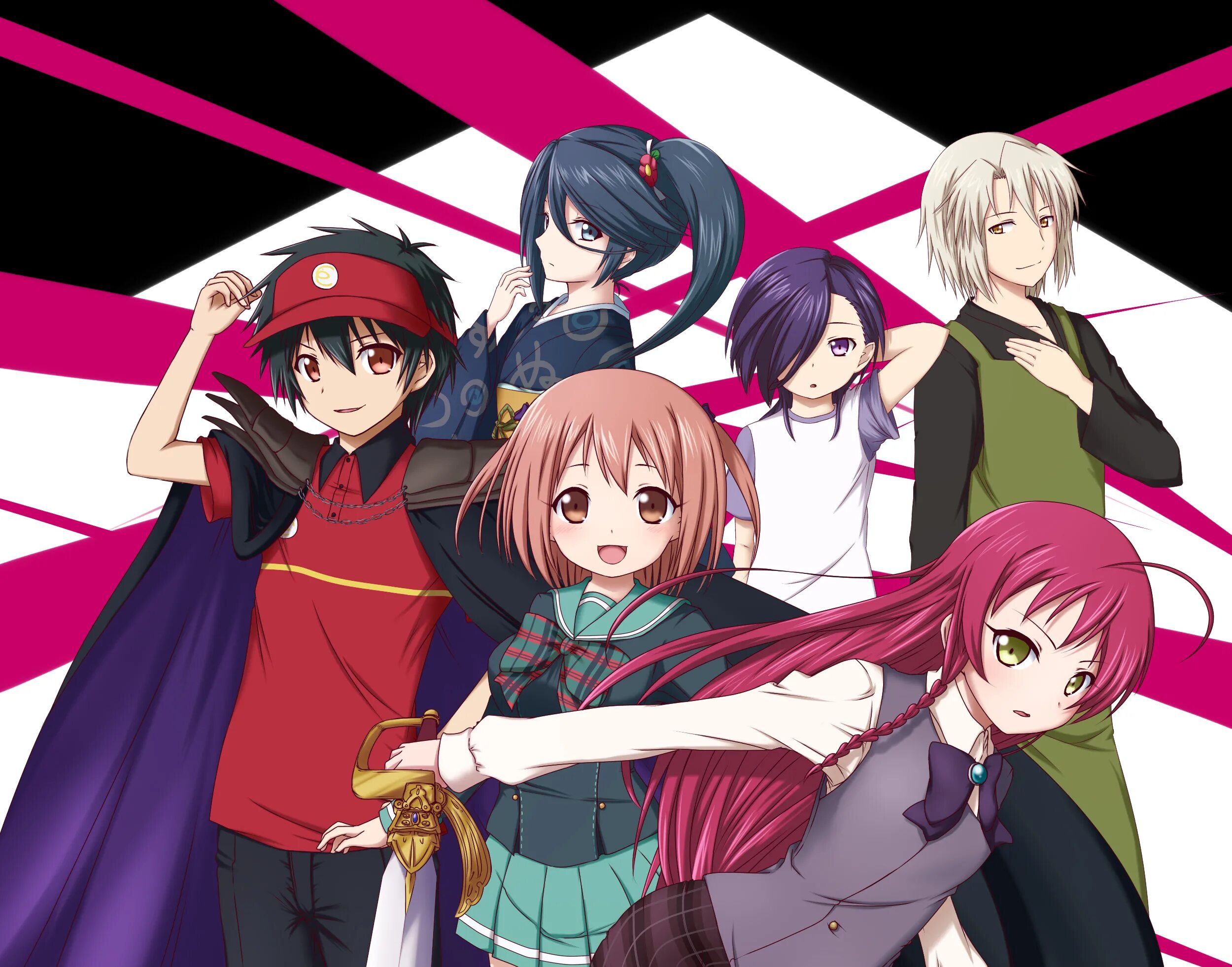Аниме Hataraku Maou-sama. Maou sama аниме. Аниме Hataraku! Maou sama 2. Аниме князь тьмы меняет профессию