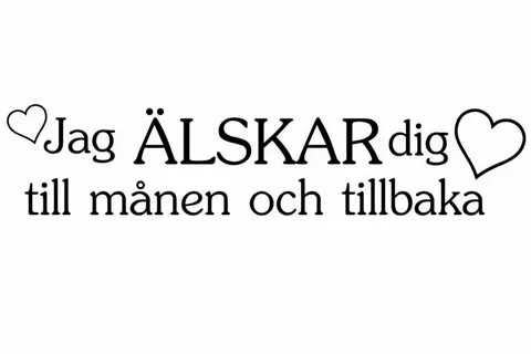 Jag älskar dig