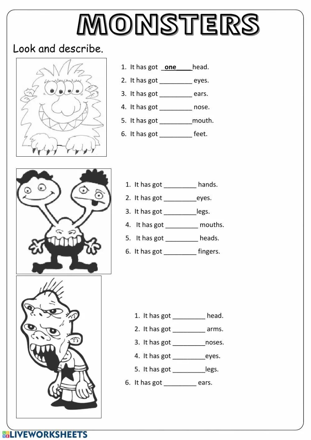 How to have part 1. Части тела worksheets. monsters for kids body parts. body упражнения по английскому языку. части тела на английском монстрик.