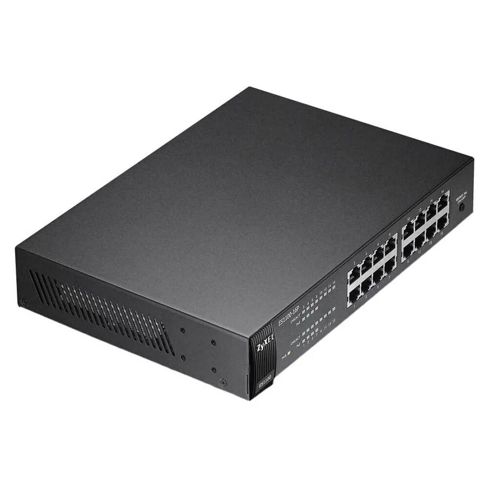 Poe switch 4. ZYXEL es1100-8p. ZYXEL POE коммутатор. ZYXEL es1100-16. Сетевой коммутатор ZYXEL es1100-16p на 8 портов с поддержкой питания по POE.