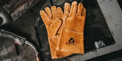 Краги сварщика с подкладкой jeta safety