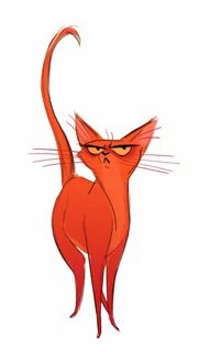 Нарисуй красного кота