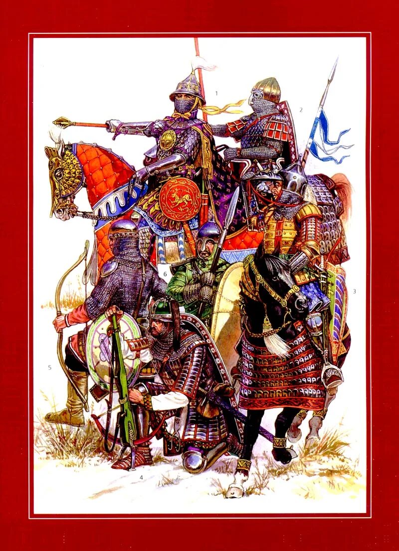 Русские воины 13 века Дзысь.