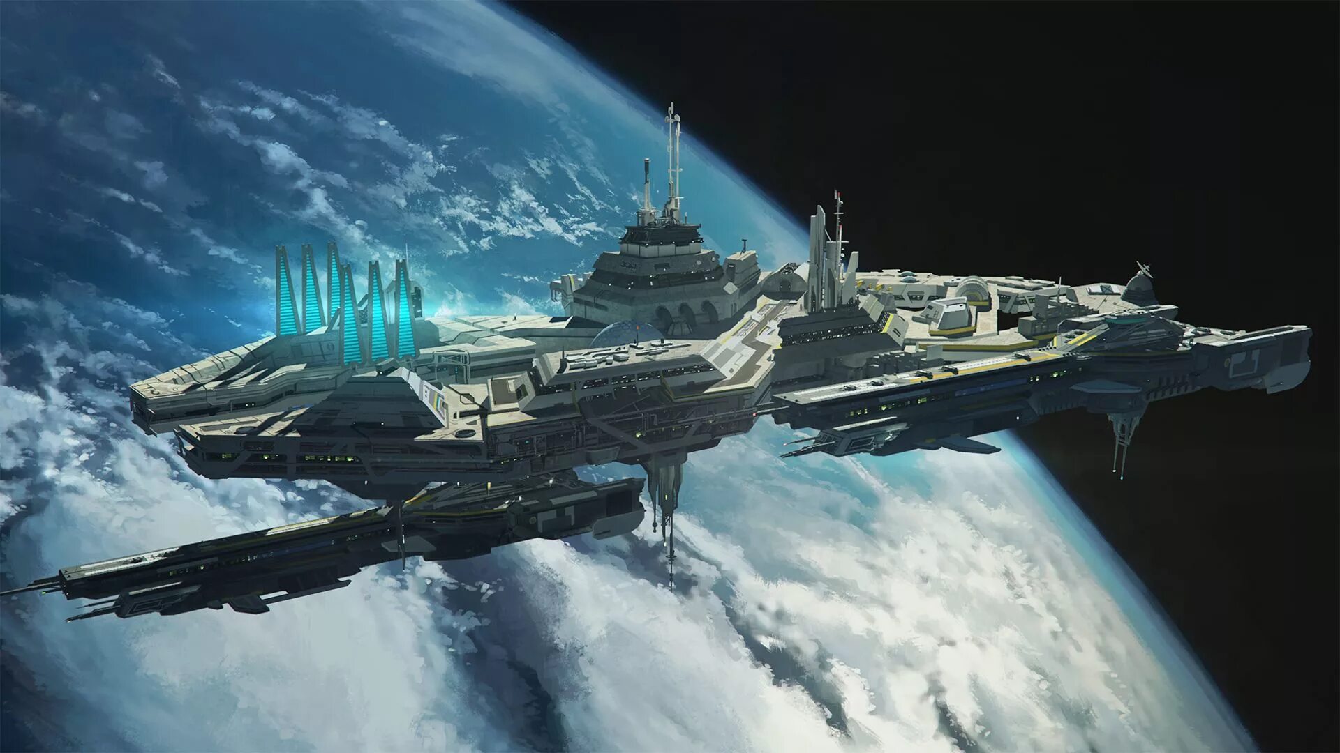 Платформа будущего. Корабль станция Sci-Fi арт. Звездолет Альграб. Sci Fi станция на орбите. Космический линкор ССР.